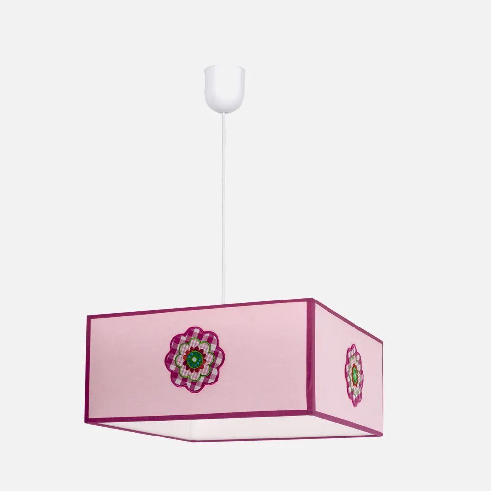Colgante Petalo 1xe27 Rosa Regx35x35