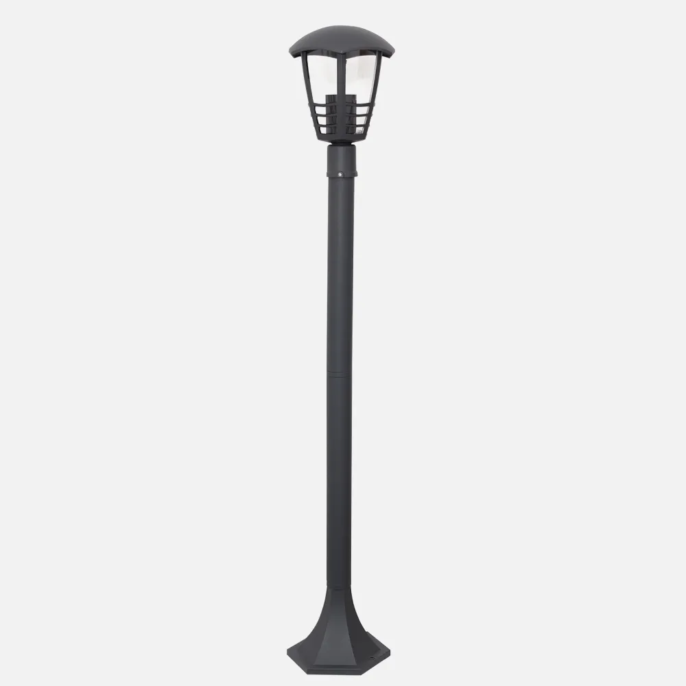Farola Terva 1xe27 Ip44 Antracita 100 Cm