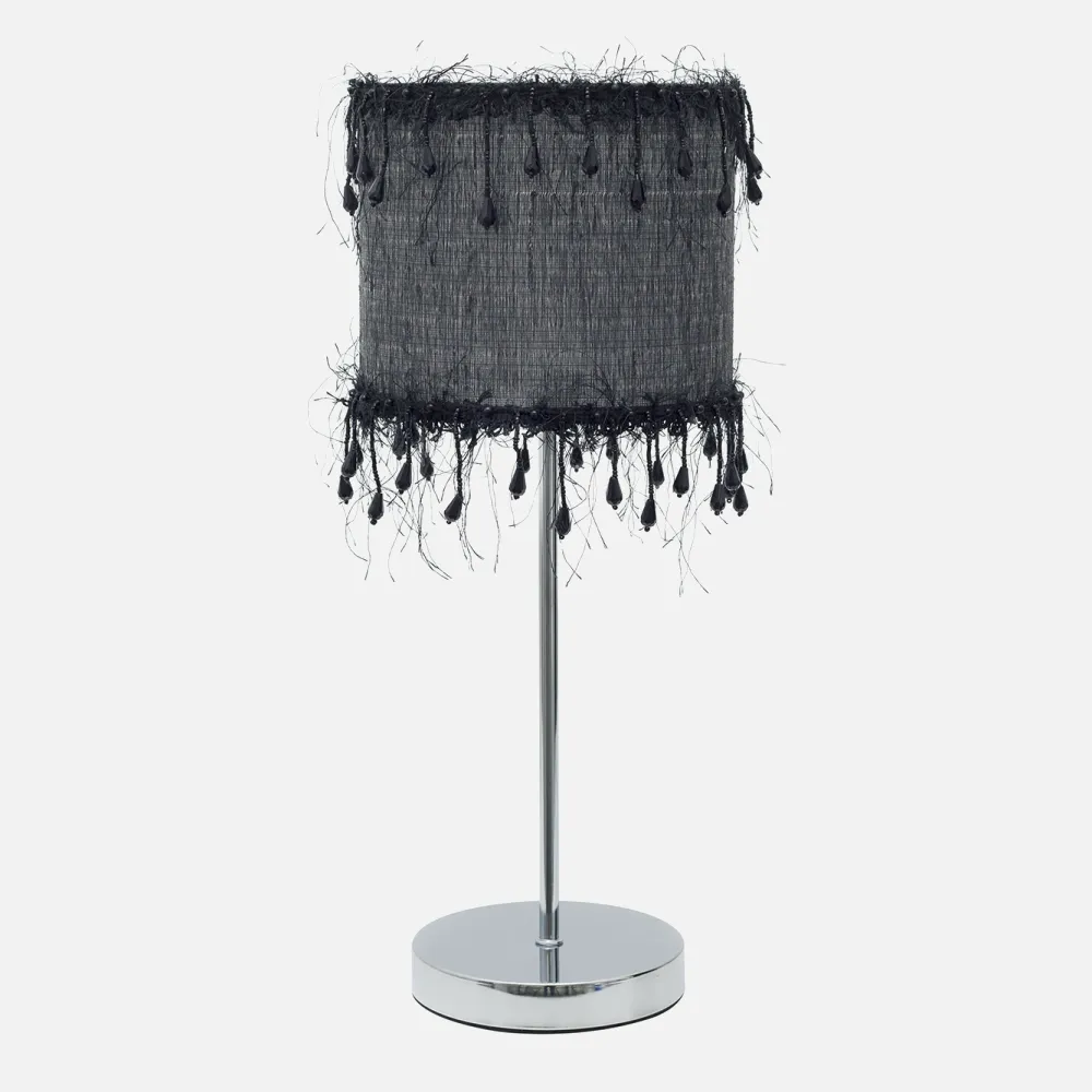 117571009 - Sobremesa Hilos 1xe14 Negro 42,5x17x17 Cm