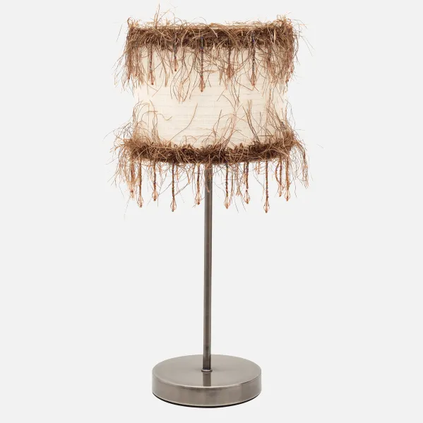 Table lamp Threads 1xe14 Beige 42,5x17x17 Cm