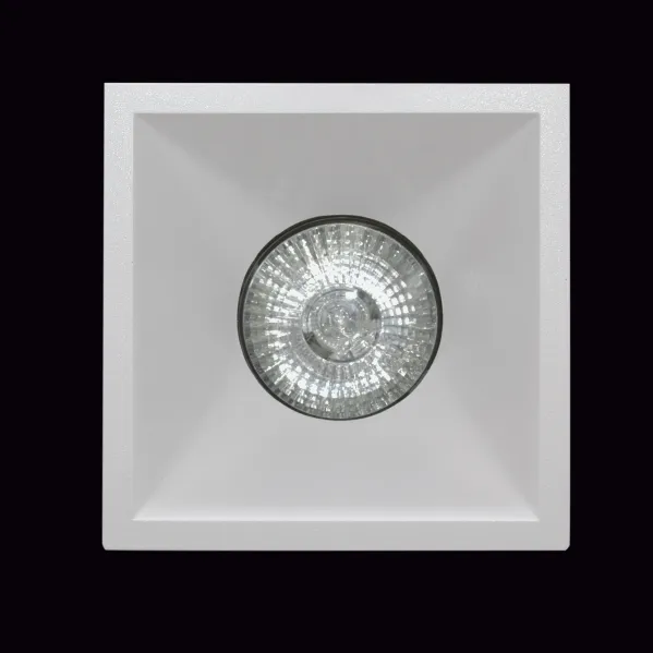 Recessed White Oniro Recessed White Square Gu10 Bulb and Lamp Holder Não Incluído