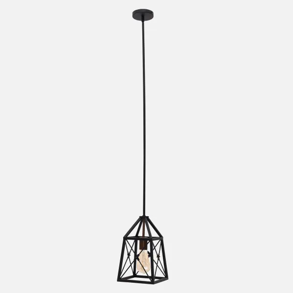 Colgante Pavel 1xe27 Negro/dorado 140x20x20 Cm Articulable