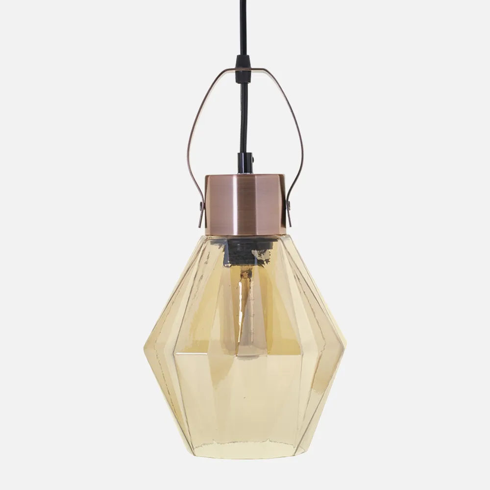 Colgante Ziva 1xe27 Cobre Reg.x18
