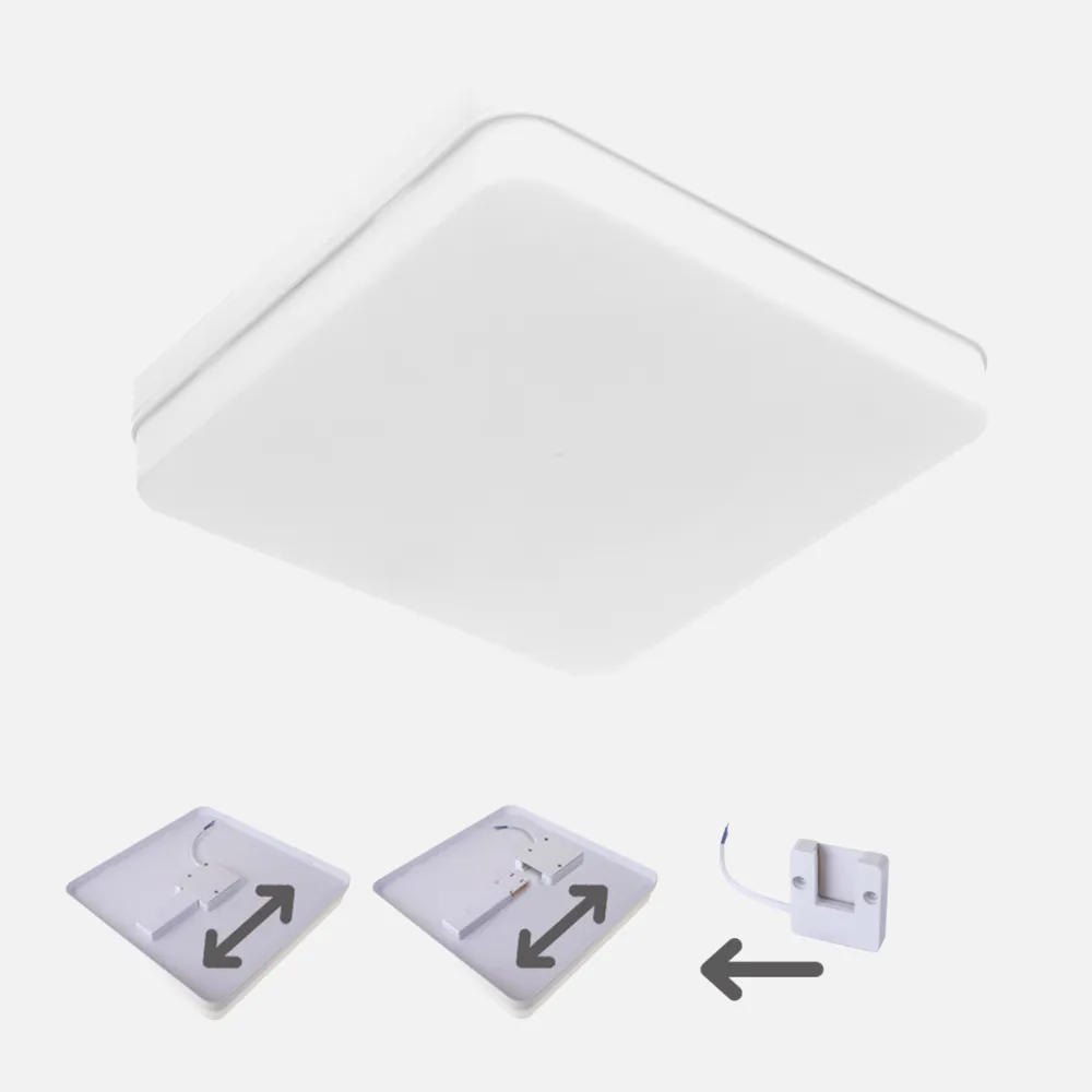 Plafon Bismuto 36w 6500k Blanco 3240lm 3.5x22.5d Sistema De Encaje Rapido