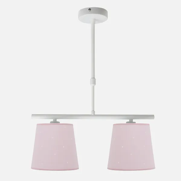 Lampara Consciencia 2xe14 Rosa Regx39x16 Cm