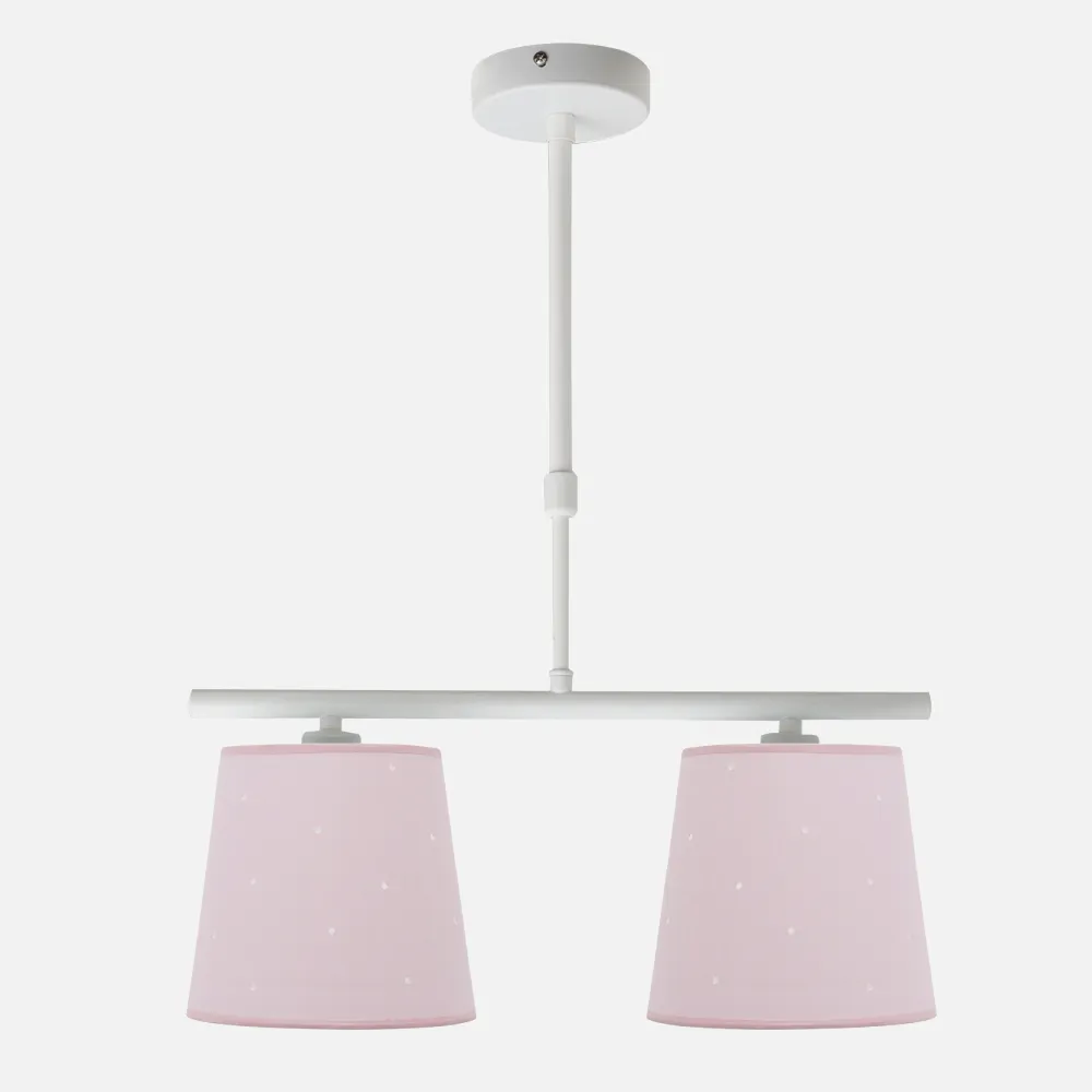 122852000 - Lampara Consciencia 2xe14 Rosa Regx39x16 Cm