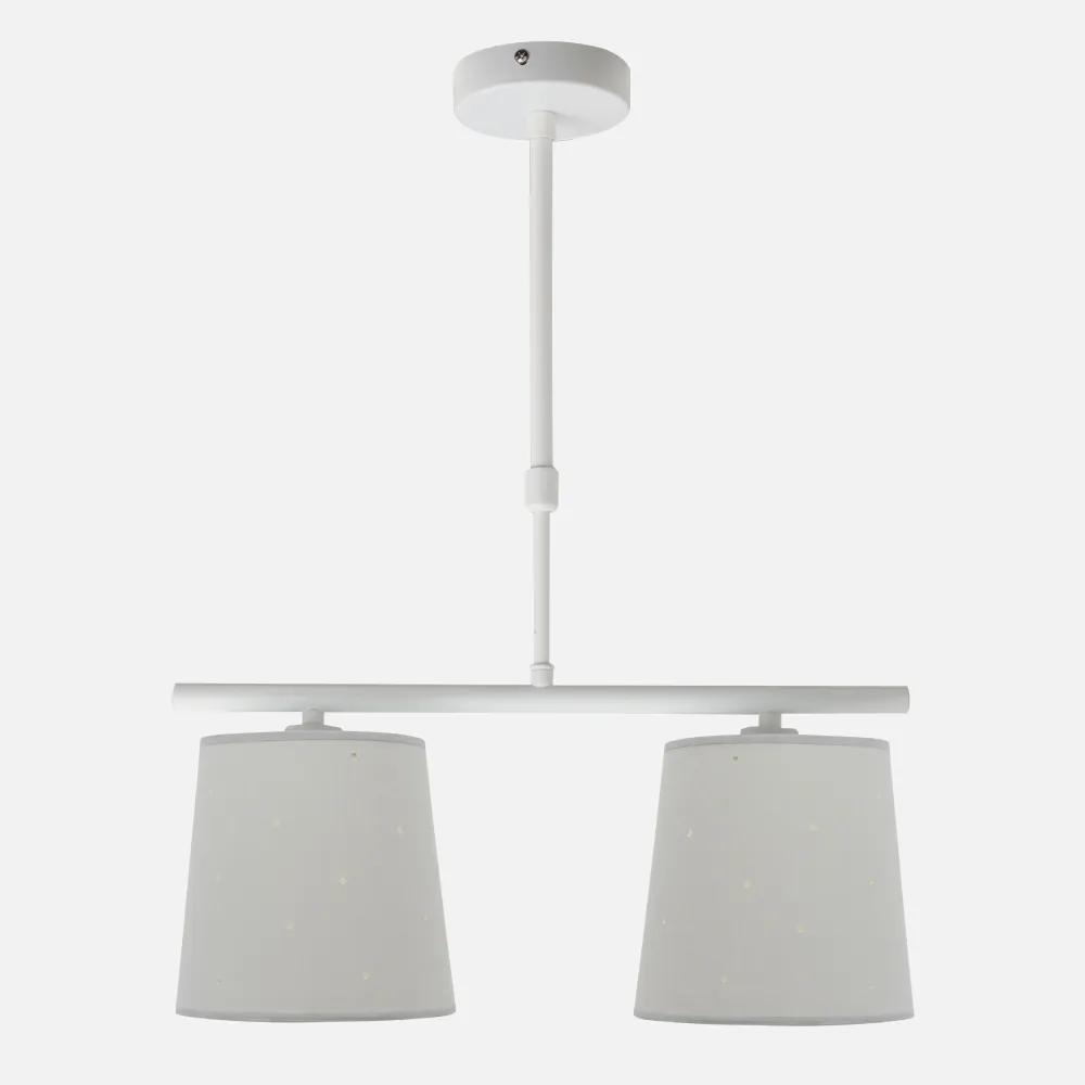 122852028 - Lamp Consciencia 2xe14 Grey Regx39x16 Cm