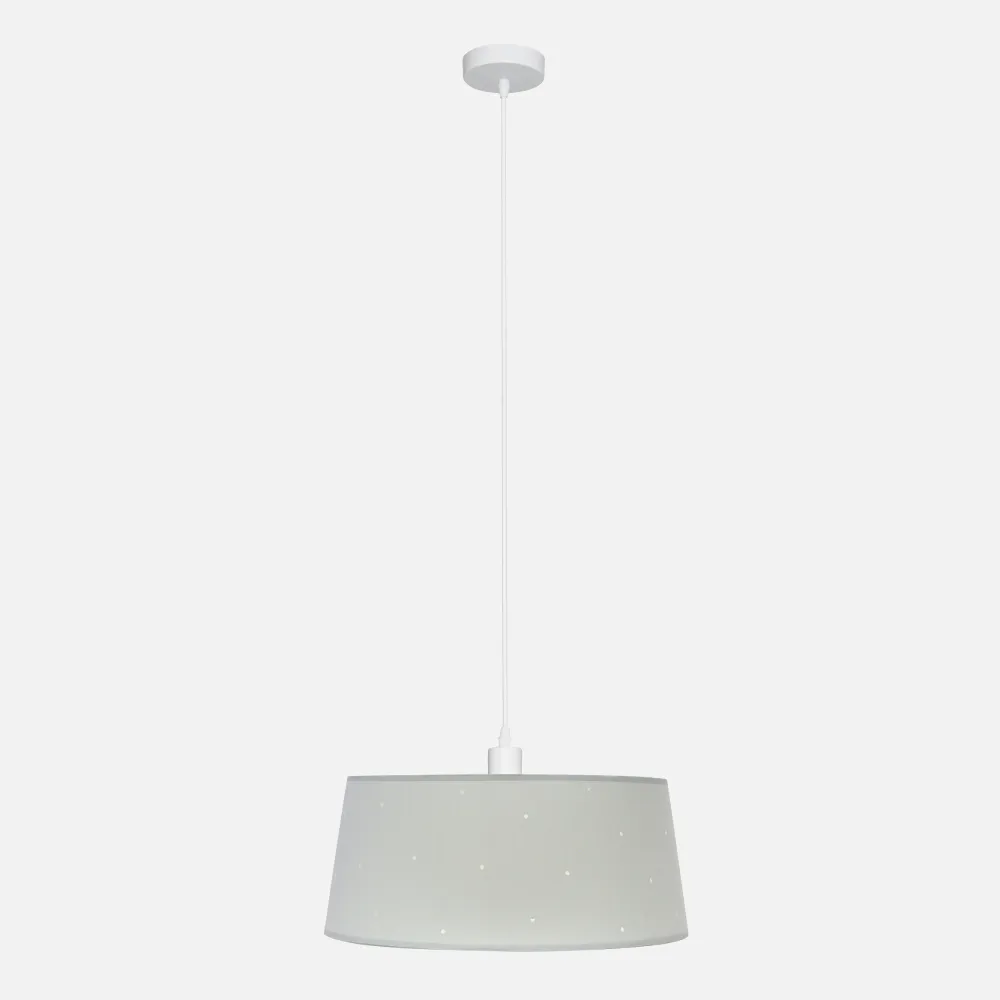 122894028 - Colgante Consciencia 1xe27 Gris Regx40x40 Cm