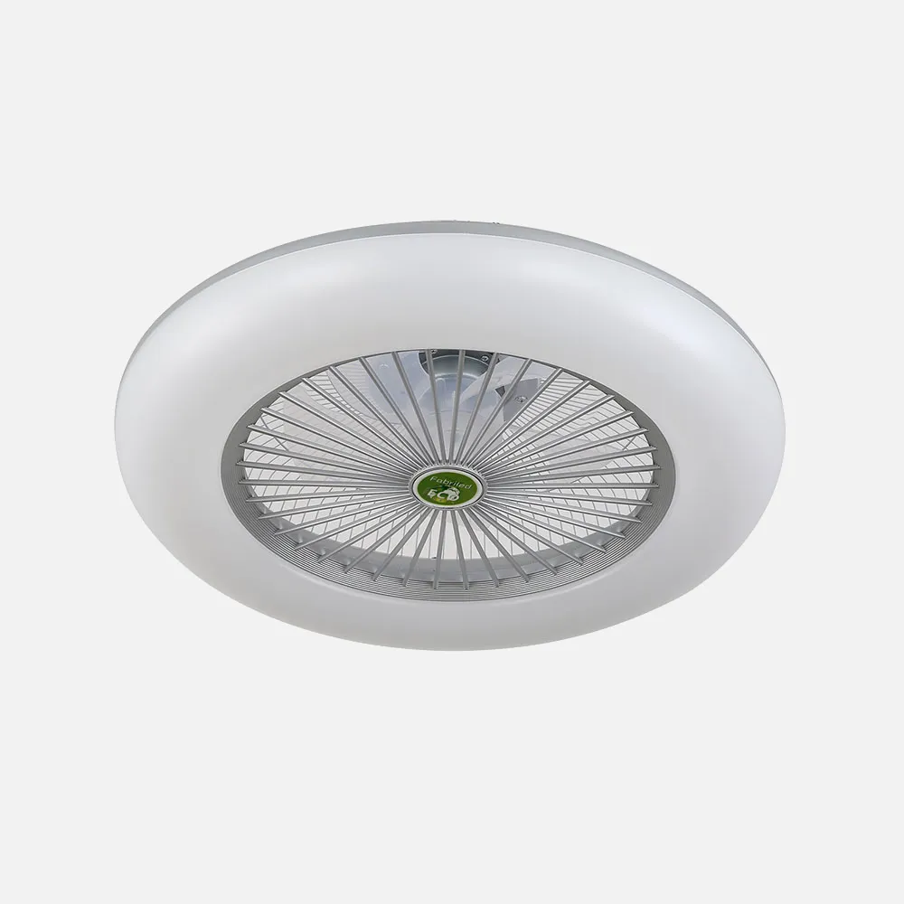 Ventilador Raki 80w Plata 6400lm (3000k, 4000k, 6000k) Intensidad Regulable 55 D