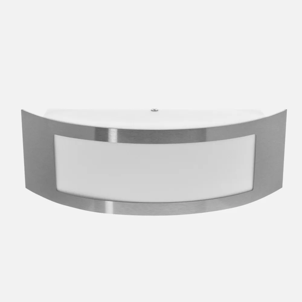 Aplique Jamor 1xe27 11w Acero Inoxidable 9.5x30.5