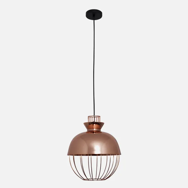 Colgante Toyama 1xe27 Bola Cobre Reg.x29d