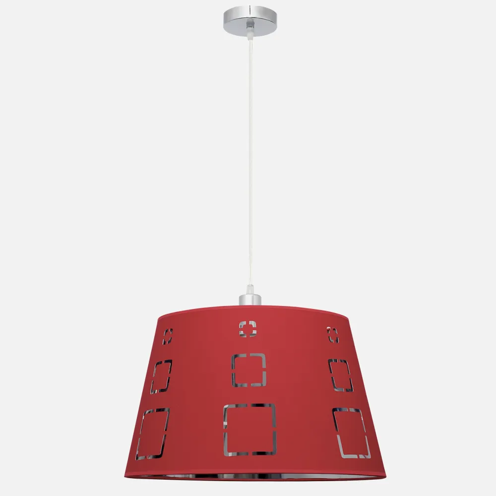 122194007 - Colgante Celaya 1xe27 Rojo Regx40d