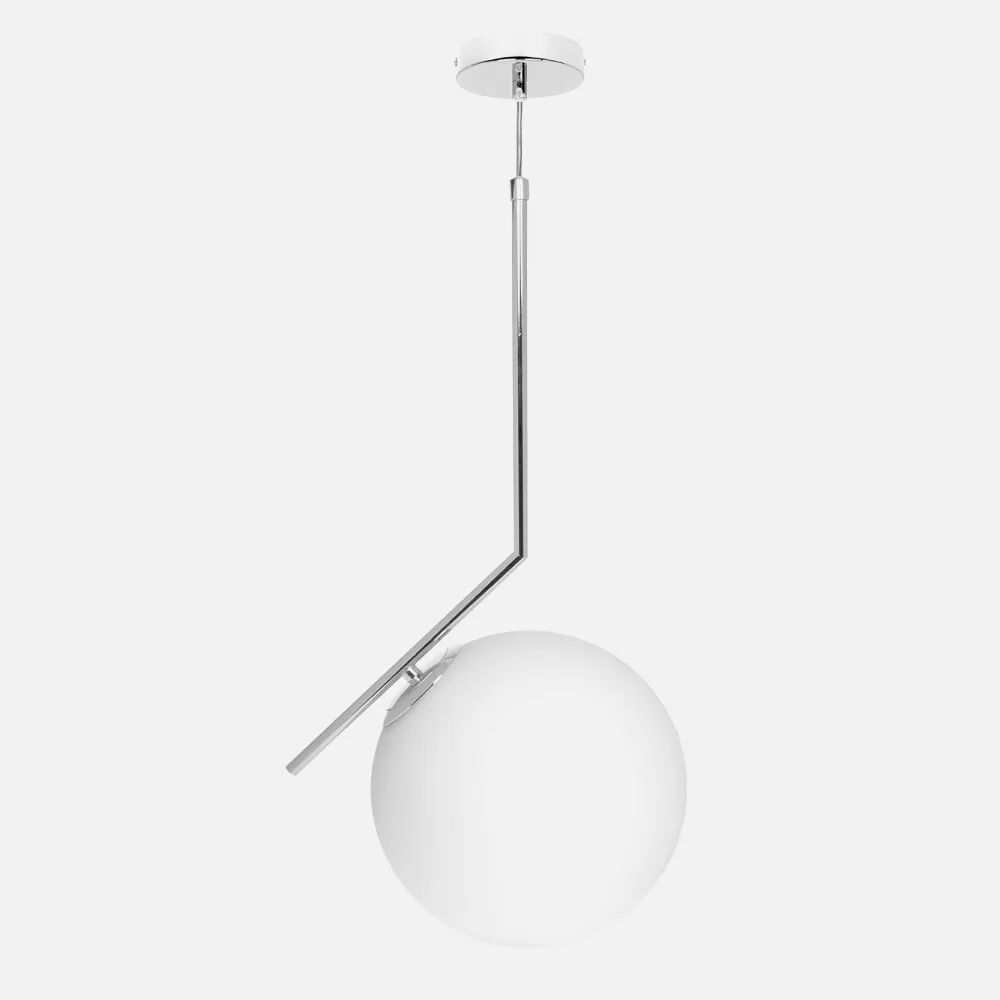 Colgante Aimee 1xe27 Cromo Regx24x24 Cm