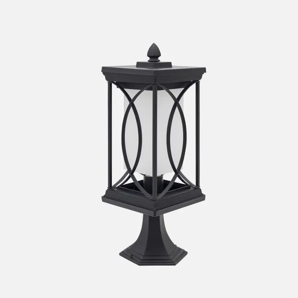 Surface-mounted Peq. Outdoor Garden 1xe27 Black 39x16d