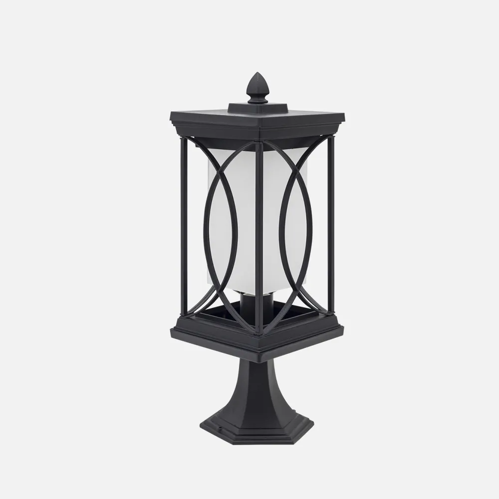 125271009 - Surface-mounted Peq. Outdoor Garden 1xe27 Black 39x16d