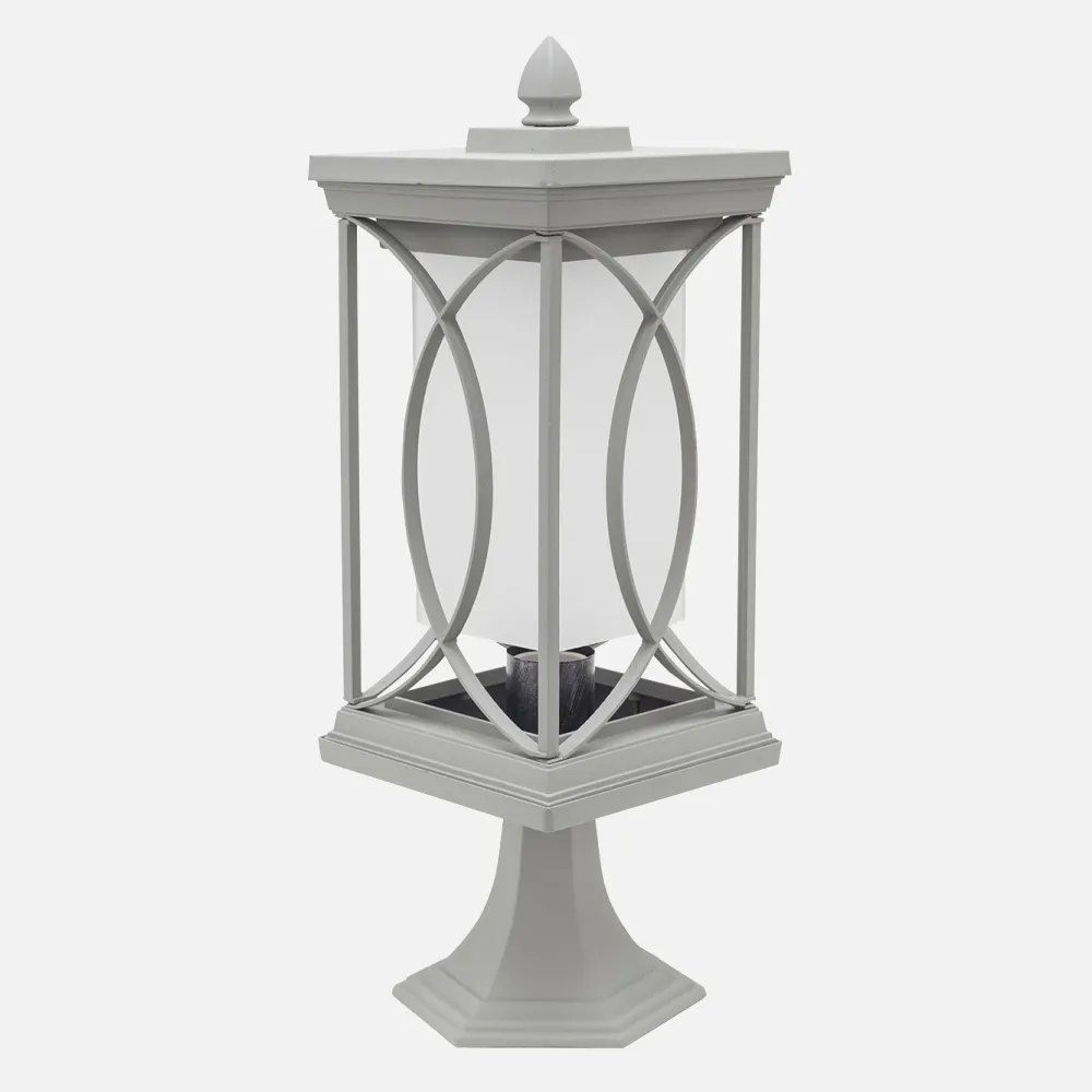 Sobremuro Grand. Exterior Garden 1xe27 Plata47x16,5d