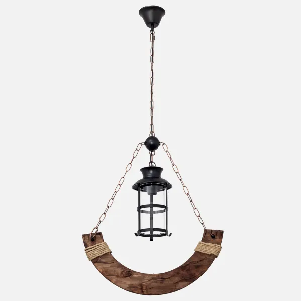 Pendant light Rustic Cortijo 1xe27 Brown
