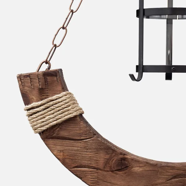 Pendant light Rustic Cortijo 1xe27 Brown