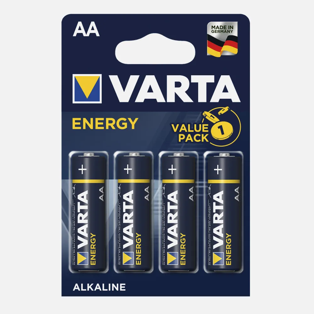 Blister 4 Pilas Aa/lr06 1,5 V Varta Alkalina Energy