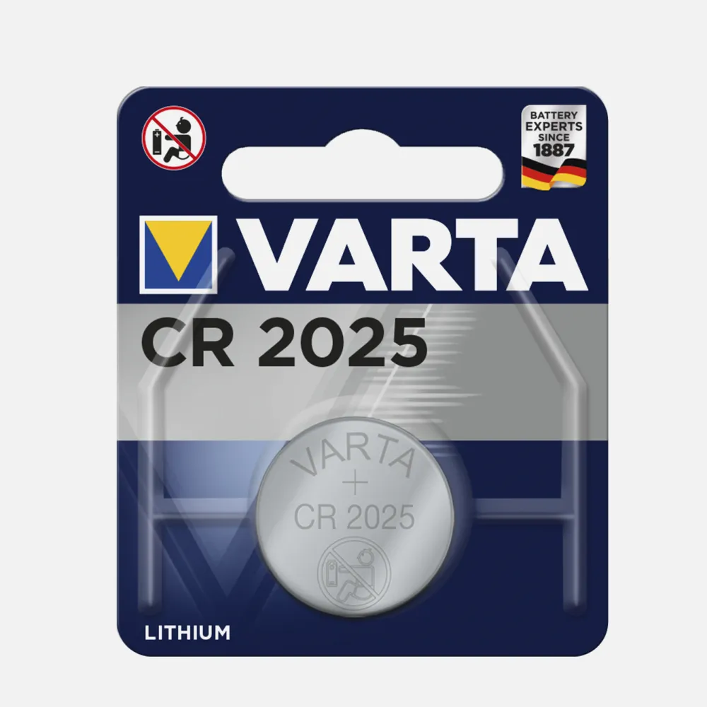 Blister 1 Pila Cr2025 3 V Varta Boton Litio Professional Electronics