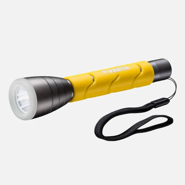 Linterna Led 5w Varta Ipx4 2xlr06 Incluidas Amarillo  16x3,7
