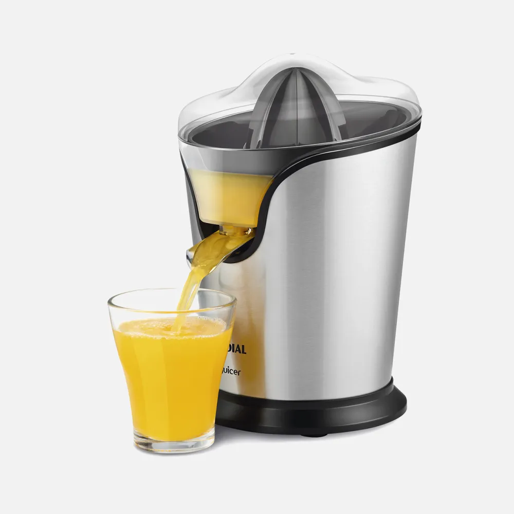 Exprimidor De Citricos 85w Acero Inoxidable Deposito De 0,5l Activacion Automatica
