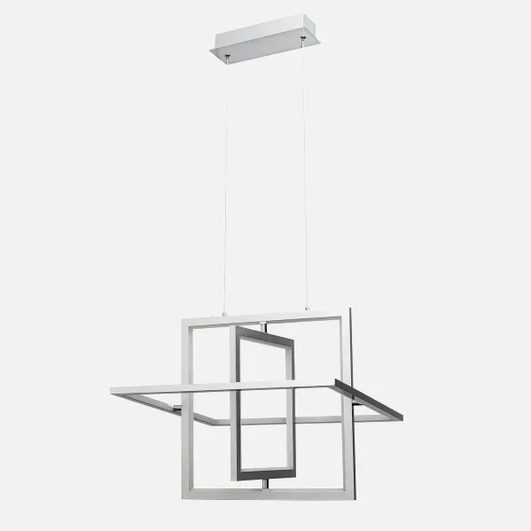 Colgante 50w 4000k 3500lm Lexie Cromo Regx45d