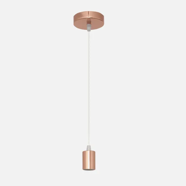 Frame Pendant light Maldives Gold Pink 1xe27