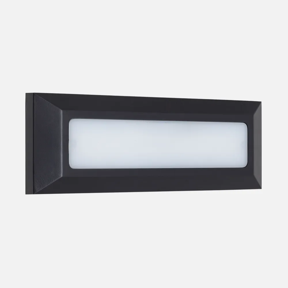 Aplique Exterior 3,8w 4000k 280lm Fresno Gris Oscuro 8x23x2,7