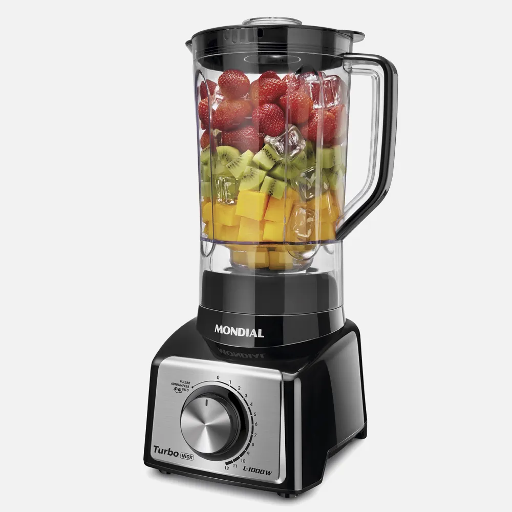 Batidora De Vaso 3l/1000w 12 Velocidades + Pulsar Tapa C/vaso Dosif.cuchilla Integrada