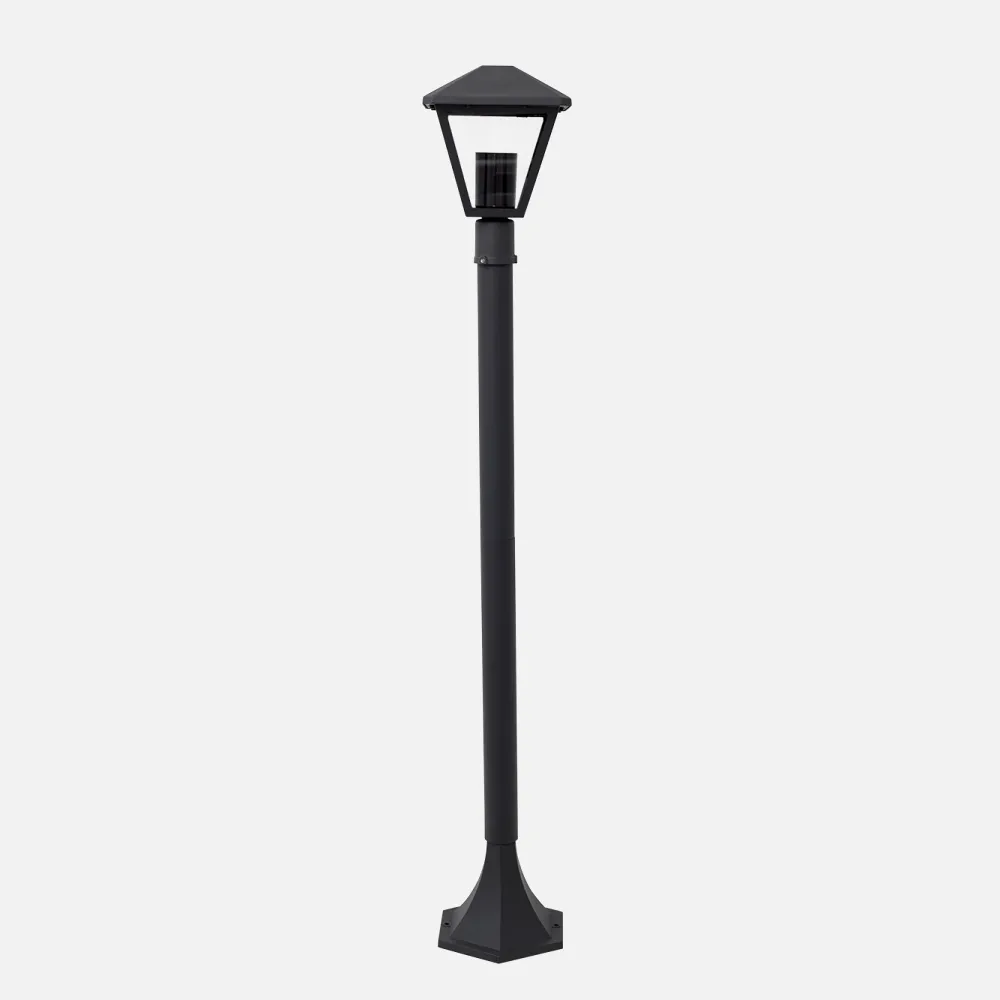 123440155 - Farola Peq. Dornela 1xe27 Gris Oscuro Ip44 100 Cm