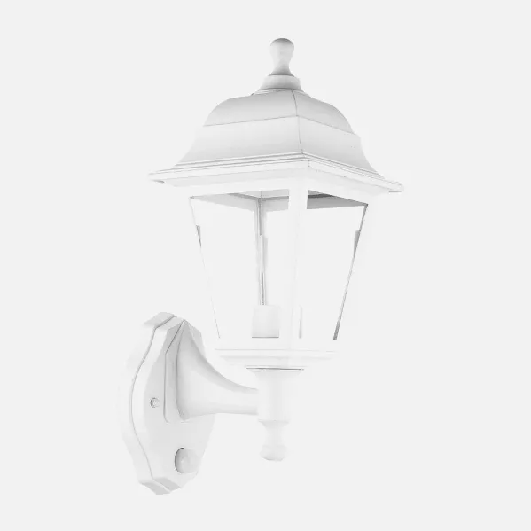 Outdoor Wall Light Albahaca 1xe27 White Ip44 Polycarbonate 35x15x19,7 Cm