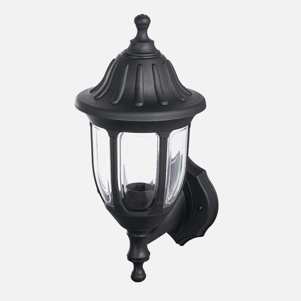 Aplique Exterior Angelica 1xe27 Negro Ip44policarbonato 36,2x16,6x20,5