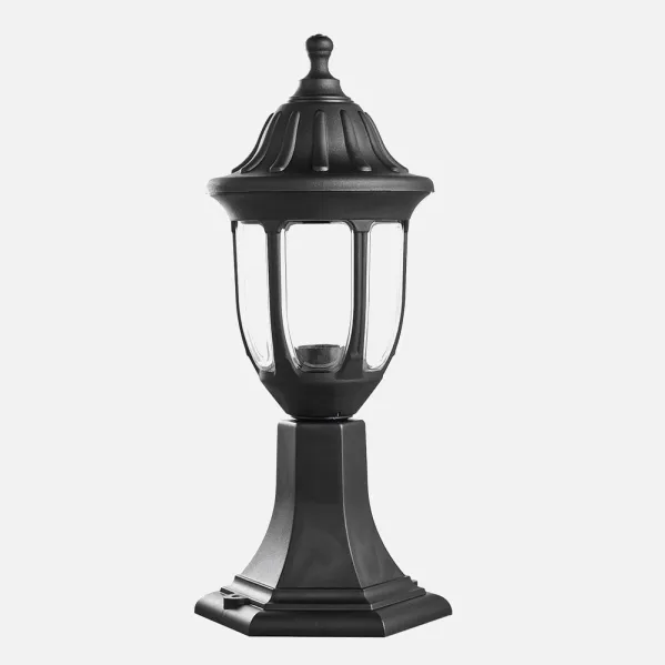 Black Angélica 1xe27 Black Ip44 Polycarbonate  42,7x16,6d
