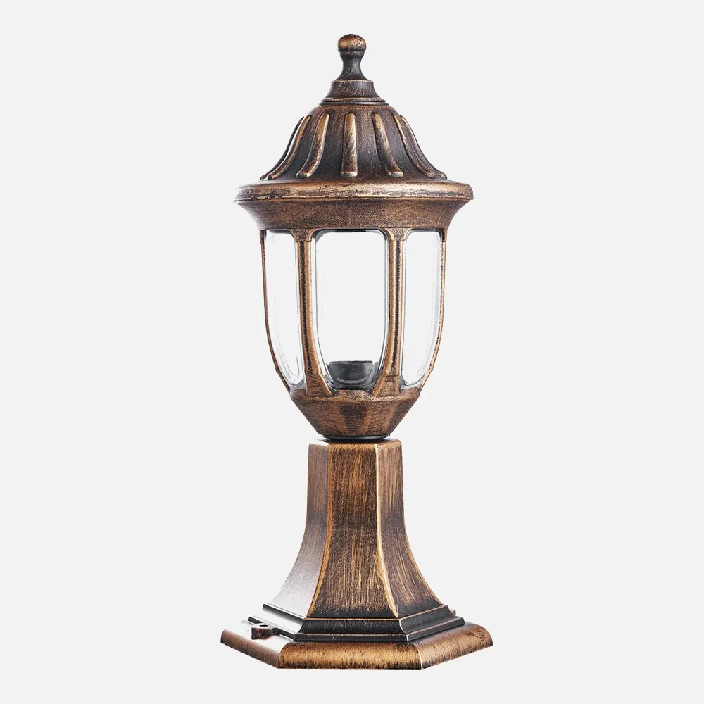 Sobremuro Exterior Angelica 1xe27 Oro Viejo Ip44policarbonato  42,7x16,6d