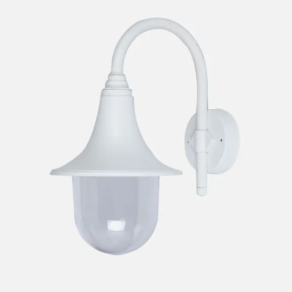 Outdoor wall light Hinojo 1xe27 White IP44 Polycarbonate 40,8x21,7x32,6 Cm