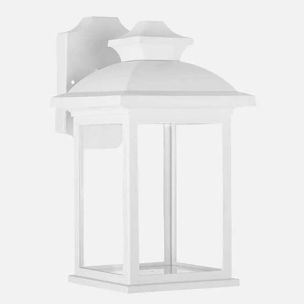 Outdoor wall light Alcandia 1xe27 White IP44 Polycarbonate 31x17x22,3 Cm