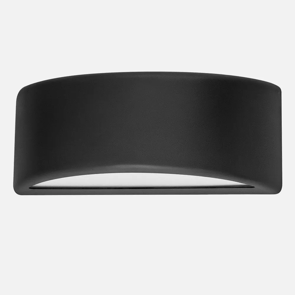 126761009 - Aplique Exterior Kefir 1xe27 Negro Ip65 Policarbonato  13,2x32x13 Cm