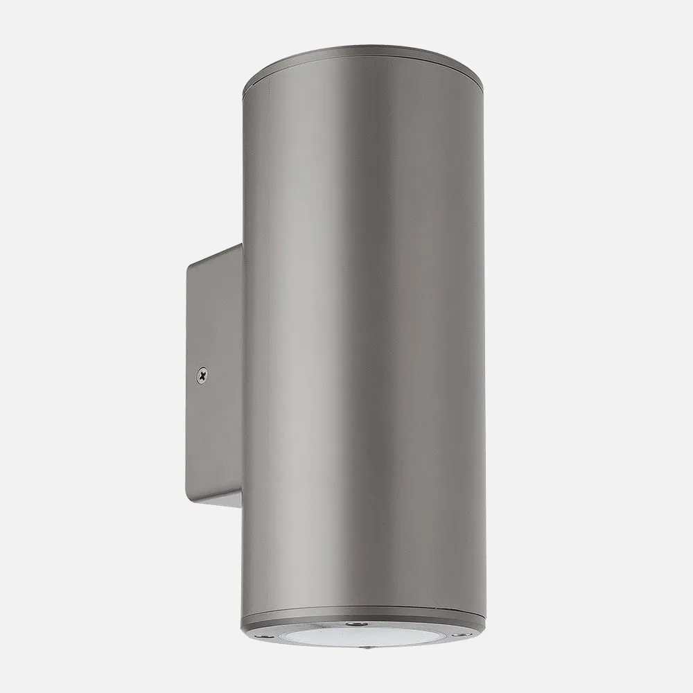 127261128 - Outdoor wall light Yopol 2xgu10 Grey Cylinder Polycarbonate  18,6x7,6x9,9 Cm  Ip54