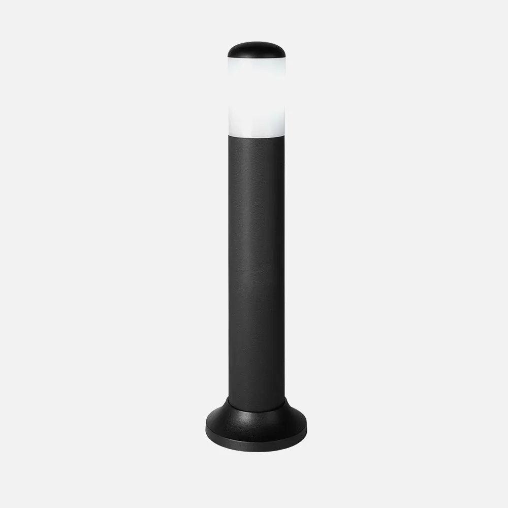 127371109 - Pilar Exterior Azafran 1xe27 Negro 40x9,1x9,1 Cm Policarbonato  Ip44