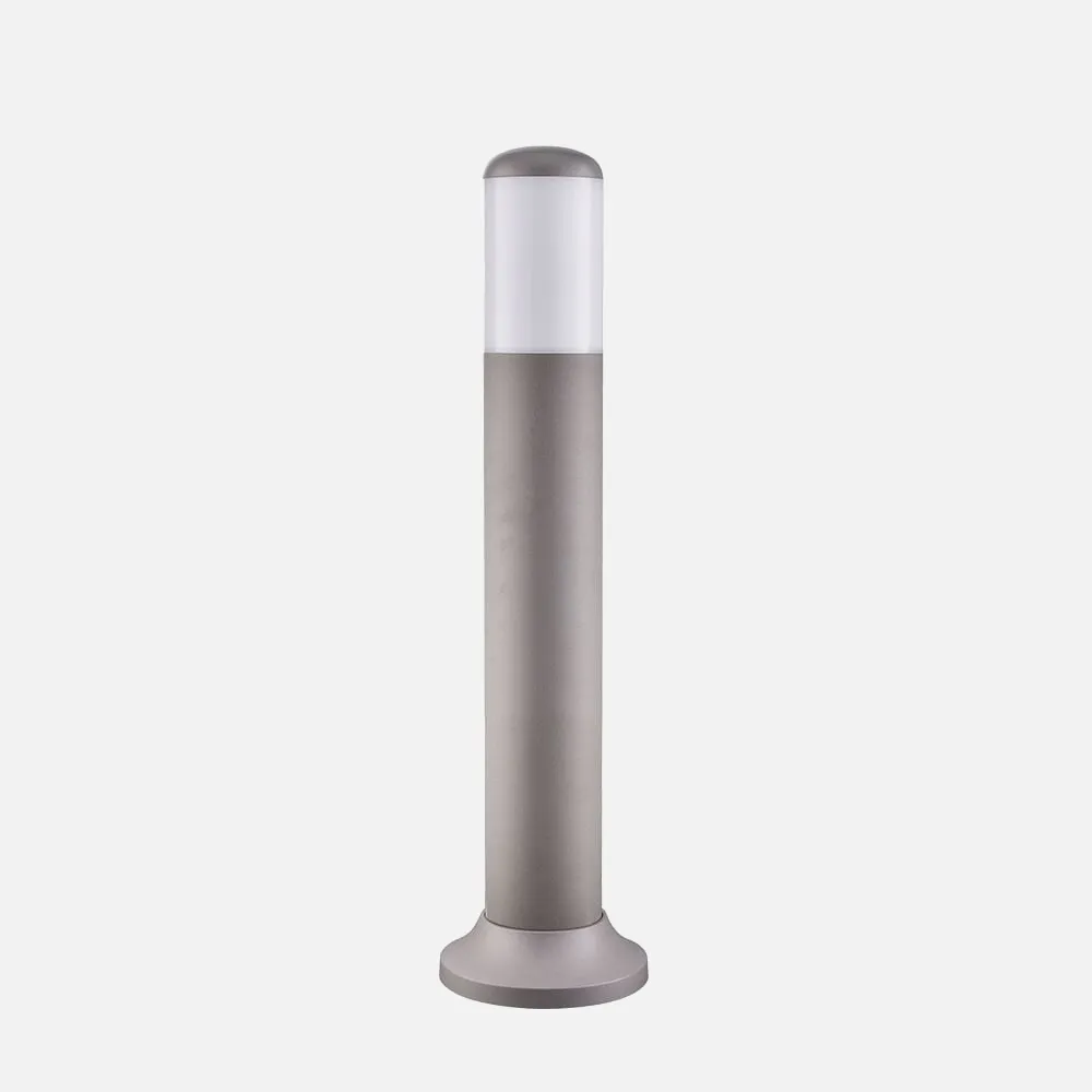127371128 - Pilar Exterior Azafran 1xe27 Gris 40x9,1x9,1 Cm Policarbonato  Ip44