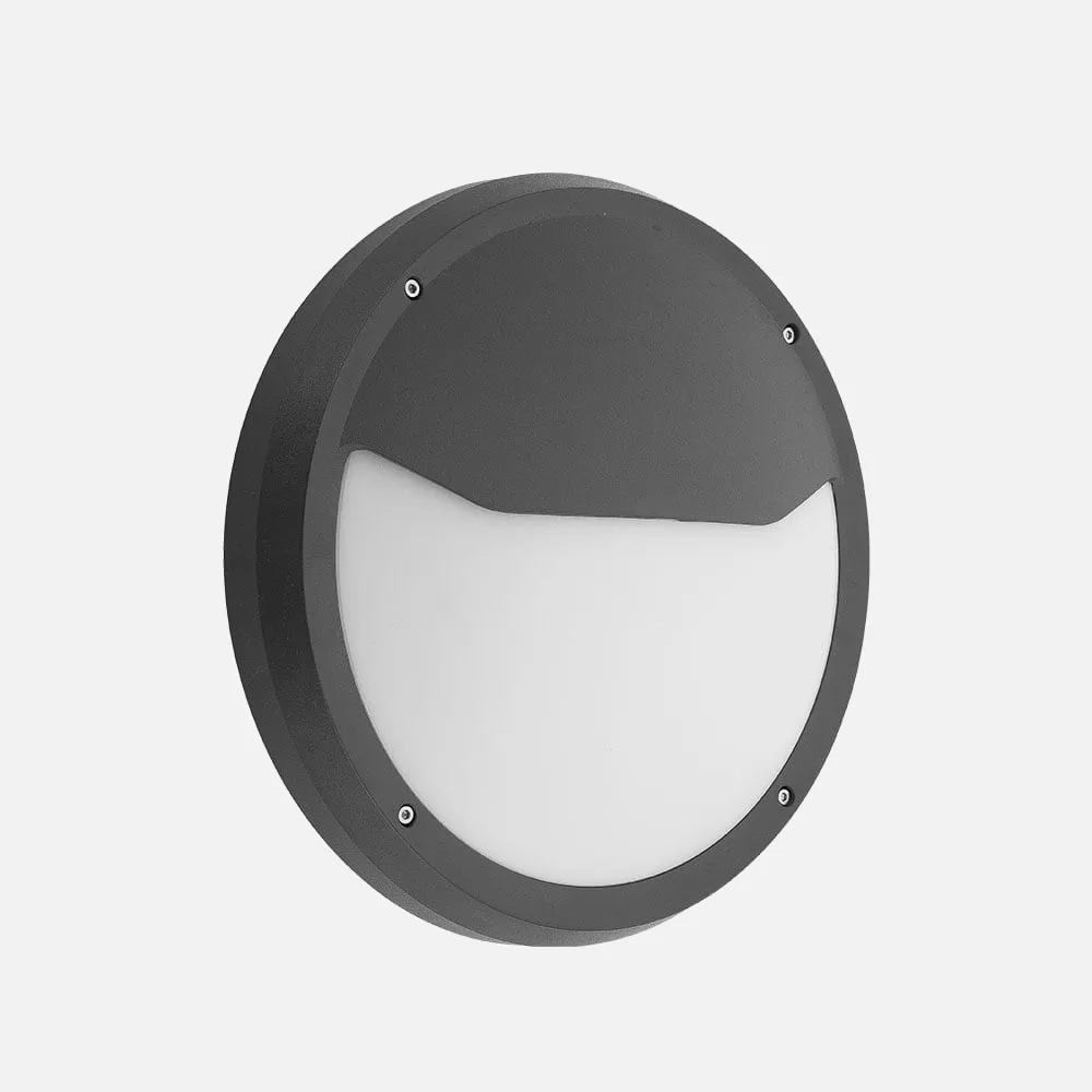 127461009 - Aplique Exterior Coliandro 2xe27 Negro Policarbonato  9,4x30d  Ip65