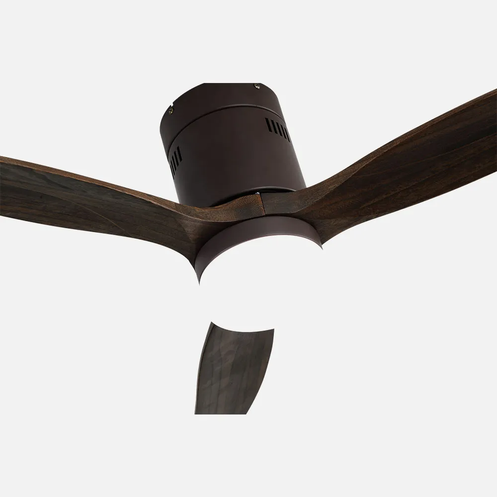 Ventil 20w Dc Aguilon Marron 3 Aspas Roble 6 Velocidades C/remoto, Reg.Intensidad, Temporizador 30,5x132x132 Cm