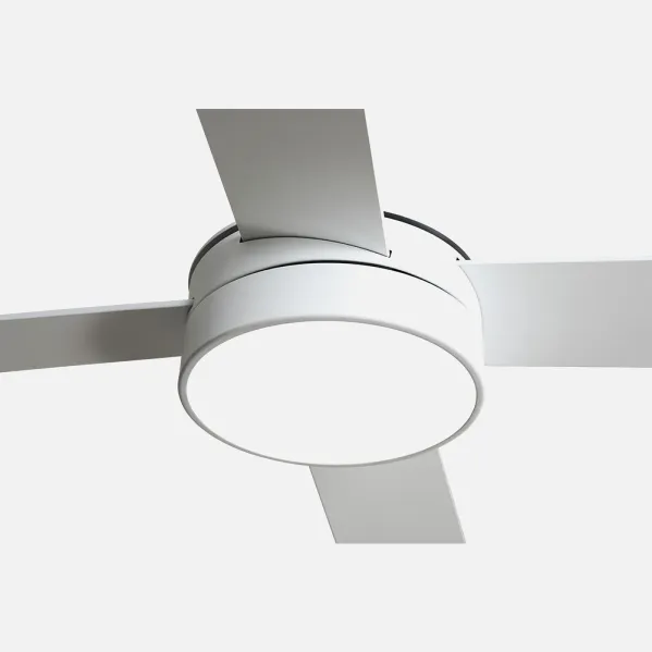 Ventilador Dc Nevery 26w Blanco 4aspas Blanco/haya 122d 2950lm 3000k,4000k,6000k Remoto-temporizador-memoria 24