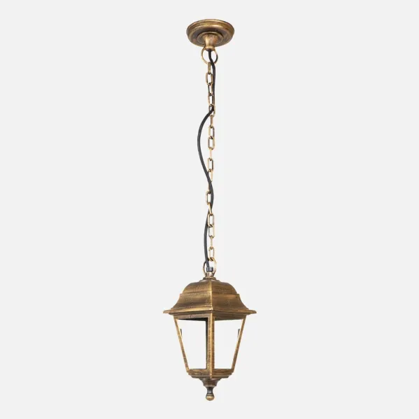 Pendant light Outdoor Albahaca 1xe27 Gold Old Ip44 Polycarbonate Regx15x15 Cm