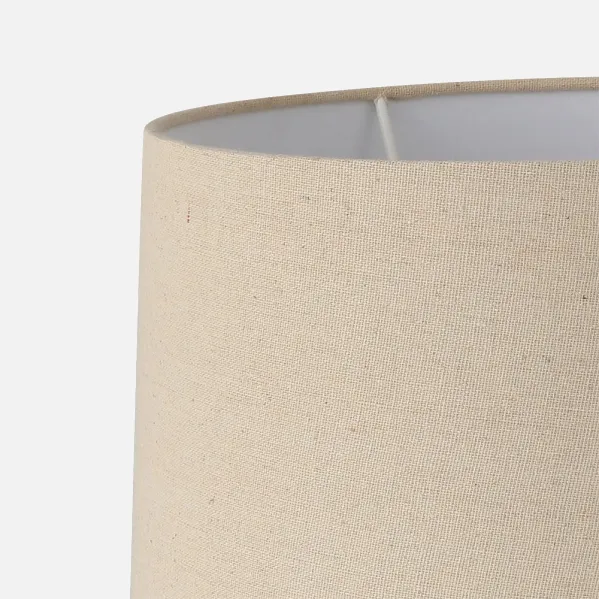 Khalifa1xe27 Lâmpada de Mesa Castanha 60'5x28x28 Cm Porto Usb