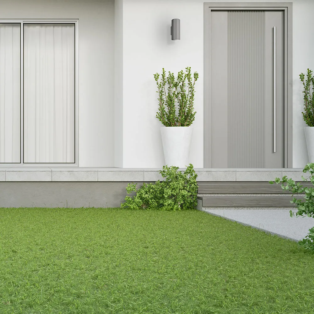 Aplique Exterior Yopol 2xgu10 Gris Cilindro Policarbonato  18,6x7,6x9,9 Cm  Ip54