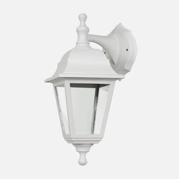 Outdoor Wall Light Albahaca 1xe27 White Ip44 Polycarbonate 35x15x19,7 Cm