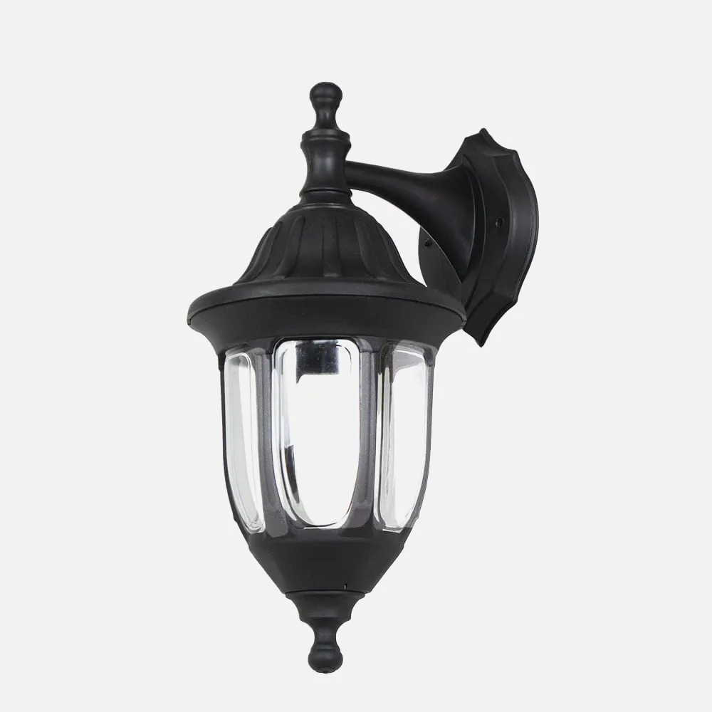 Aplique Exterior Angelica 1xe27 Negro Ip44policarbonato 36,2x16,6x20,5