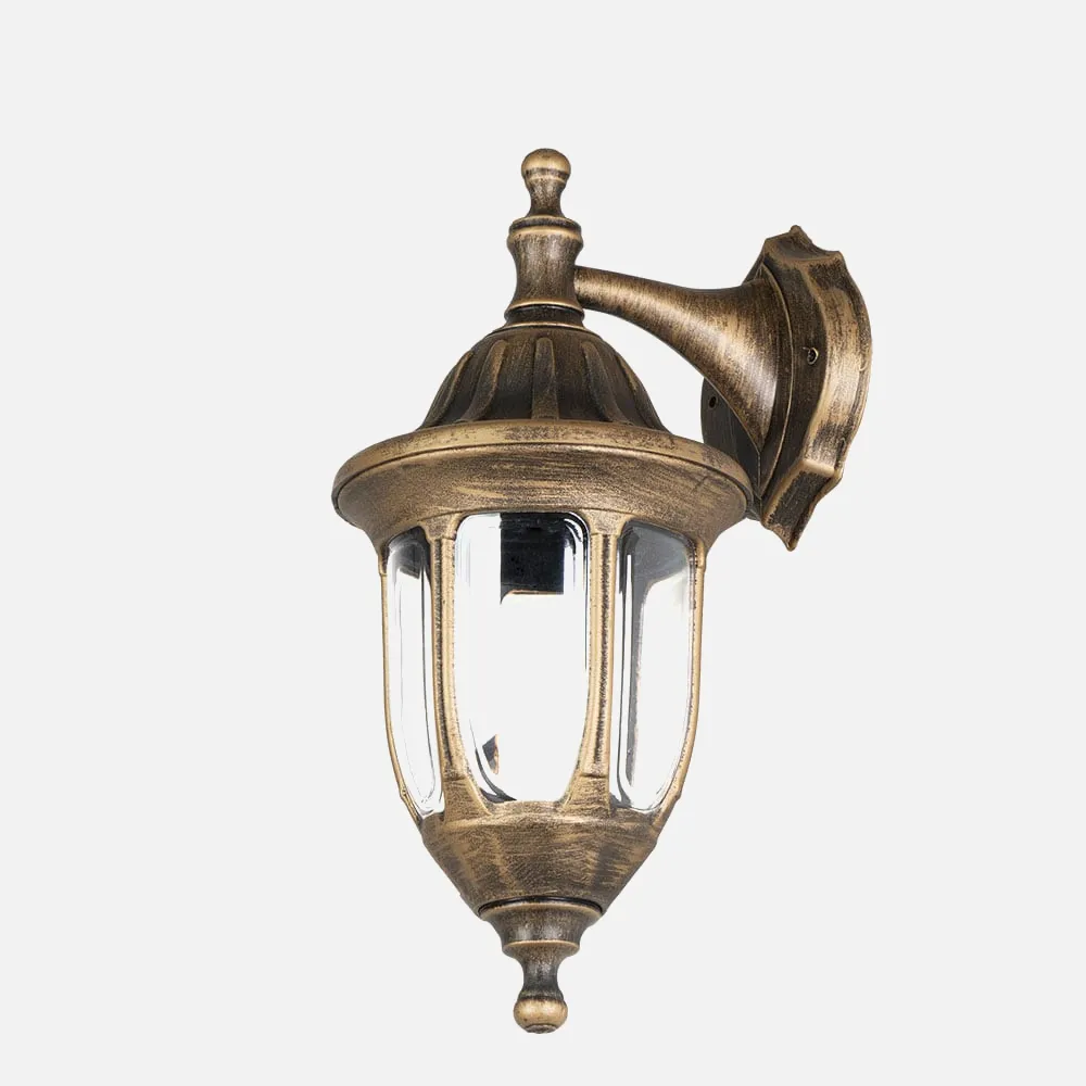 Aplique Exterior Angelica 1xe27 Oro Viejo Ip44policarbonato 36,2x16,6x20,5